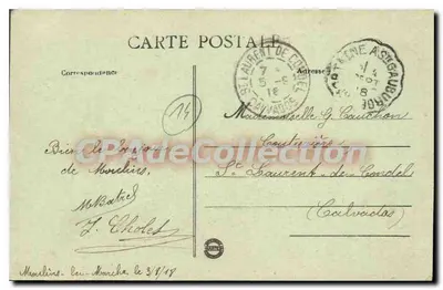 CAEN - Torpilleurs w basenie — kolekcja I. A. — Rewers
