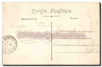 CAEN — Aleja Cafarelli — Wydawca nieznany, nr 16 — Rewers