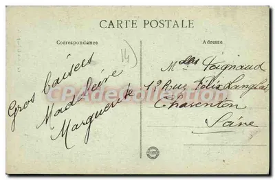 CAEN - Torre dei Gens d'Armes — Antico maniero di Nollens (Seicento) — Collezione I. A. phiol. — Verso