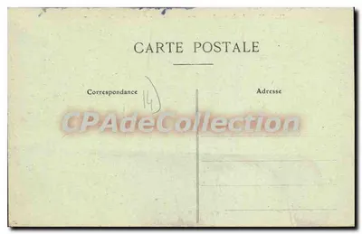 Caen (Calvados) — panorama — widok na kaserny i zamek — Fot. edyt. P. Maillaut, Caen — Rewers