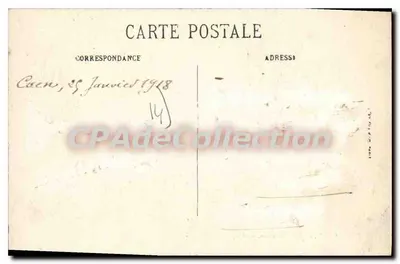 Caen — A Prefeitura — LL. — n°132 — Verso