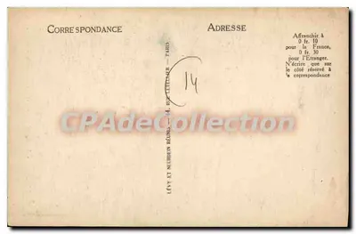Lisieux - Velhas Casas e lavatório na Touques — Editor CPADeCollection, n°14 — Verso