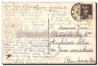 Strasbourg — Rue du Bain aux Plantes — CPAdéCollection n°195 — Rewers