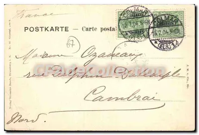 Gruss aus dem Elsass - Souvenir d'Alsace — wydawca Yeringe (Strasbourg) - n° 16 — Rewers