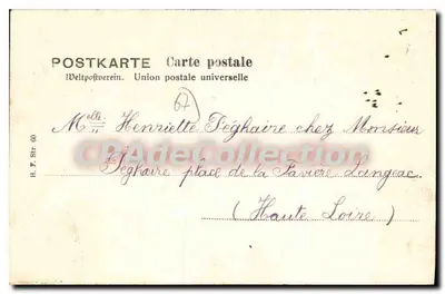 Alsacjanka — Elsässerin — wydawca Henri, nr 6 — Rewers