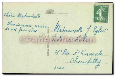 Saverne - Hotel de Ville e Departamento de Polícia — CAP, n°27 — Verso