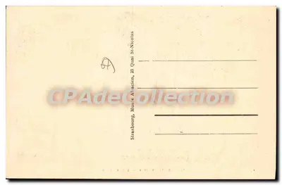 Bảo tàng Alsace - Le Poète — Série 17, nhà xuất bản không rõ — Mặt sau