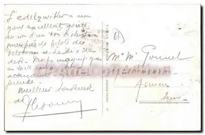 Straatsburg — De Gedekte Bruggen — Antieke ansichtkaart n° 410, onbekende uitgever — Achterkant