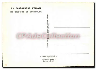 Cigony w Strażburgu — Wydawca Gaby, Nantes — Rewers