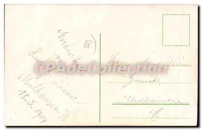Mulhouse — A Postagem — editor desconhecido, número de série não visível — Verso