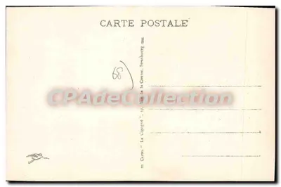 Sainte-Marie-aux-Mines — Widok ogólny — Karta Coerne, Strasbourg — Rewers