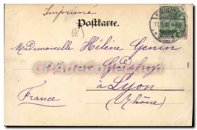 Mulhouse — Panorama — Imprime Postkarte, Nr 3514 — Rewers