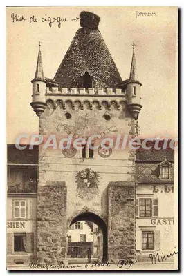 Ninho de coruja — Torre da cidade de Türkheim — editor L. B. Mini