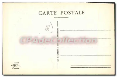 Colmar - Maison Pfister — éditeur Ch. Bergeret, Strasbourg, n°12 — Verso