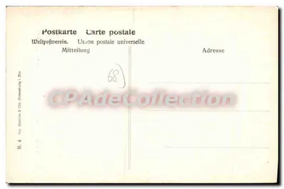 Münster - Rathaus — Hôtel-de-Ville — editor M. A. Martin & Cie, Strasbourg — Verso
