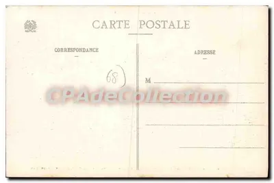 Thann - Vista da Vale (segundo uma gravura antiga) - À direita, o Castelo de Engelsbourg — Ad. Woltz, série n° 7292 — Verso
