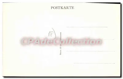Mülhausen — Pont de canal destruído — Braun & Co. Mülhausen, n° 68 — Verso