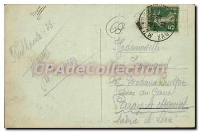 Mulhouse (Haut-Rhin) — Sociedade Industrial — editor desconhecido, número de série não visível — Verso
