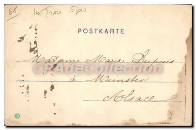 Vogesi — Tre Spighe — Rupprechtverlag von Felix Luib, Strasburgo i/E. — Verso