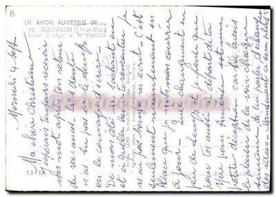 Gueswiller (Haut-Rhin) — Igreja de São Léger e o vinicultor — Service Aérien — Verso