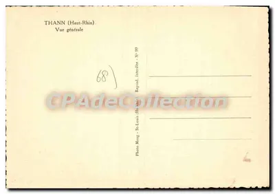 Thann (Haut-Rhin) — Vista geral — Foto Maag - St-Louis, N° 99 — Verso