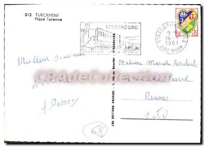 Turckheim — Piazza Turenne — Le Éditions du Radic — Verso