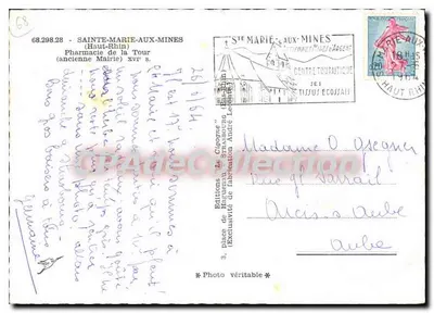 Farmacia de la Torre — Sainte-Marie-aux-Mines — Ediciones Huguenin — Reverso