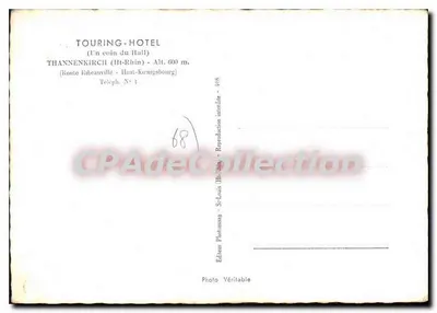 Wnętrze salonu — Hotel Touring — Thannenkirch (Haut-Rhin) — Rewers