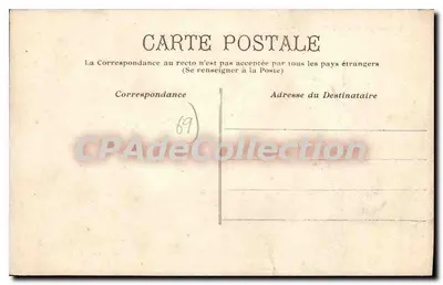 Castelo LA GRANGE (St-Genis) — França — editor não identificado — Verso