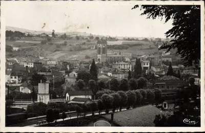 L'Arbresle (Rhône) — Vista geral e a Igreja — Combellier & Fils, BACON