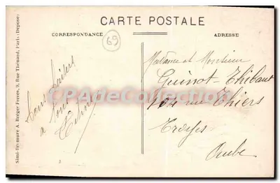 Villefranche — Square Étienne Poulet — nieznany wydawca — Rewers