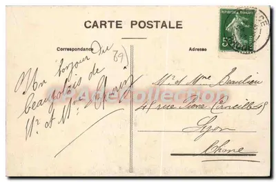 Montmelas (Rhône) - Capela de St-Bonnet — Edição Molinon — Verso