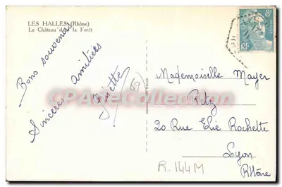 Les Halles (Rhône) — O Castelo na Floresta — Combil, P. Tacon — Verso