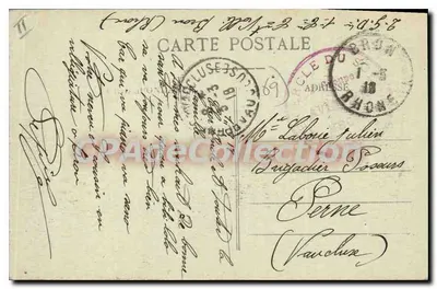 LYON — Cours du Midi en Place Carnot — Stanley & Cie, n° 5060 — Achterkant