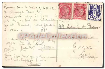 Joux (Rhône) — Przezbrojenie — Combier Imp. Macon — Rewers