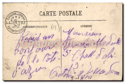 लियोन — 1914 के औपनिवेशिक प्रदर्शनी — एक ब्रेव्स स्पाहीज़ के गार्ड ऑफ़ ऑनर के पैविलियन ऑफ़ अल्जीरिया के विजय के लिए — LL. — पीछे
