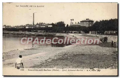 Neuville-sur-Saône (Rhône) — Quai Armand-Barbès — B.F., Paris