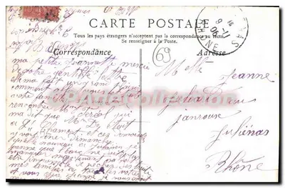 Lyon — widok panoramiczny i zabytki — N.D. Paris — Rewers