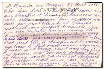 Mornant (Rhône) — Pozostałości rzymskich akweduktów przewodzących wody Gier do Lyon — B. & G. Lyon — Rewers