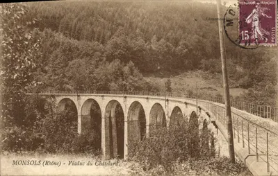 Monsols (Rhône) - Viaduto do Châtelard — Lemozon-Ducón