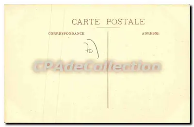 LUXEUIL-LES-BAINS — Os Termas — texto histórico com fundo de edifícios — Verso