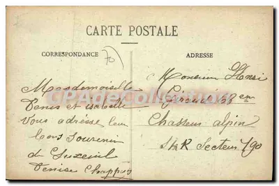 LUXEUIL-LES-BAINS — Interno del Casinò — La Haute-Saône Illustrée n°52 — Verso