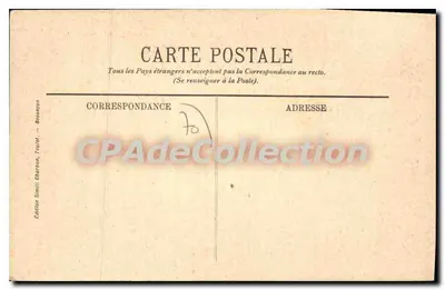Castelo de Frasne (Haute-Saône) — Excursão na Franche-Comté — Edição Simili, Besançon — Verso