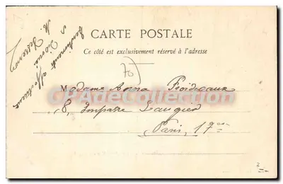 LUXEUIL-les-BAINS - Maison du Bailly - Ecole Municipale des filles — Reuchet, édit. Fougerolles — Verso