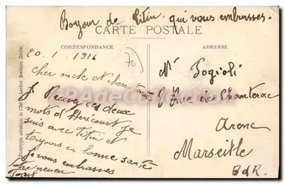 Héricourt (Haute-Saône) — O Monte Vaudois — C.L.B. — Verso