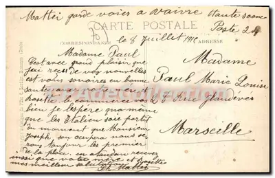 N.-D. de la Motte — Vesoul — Ilustrada La Haute-Saône, n°2203 — Verso