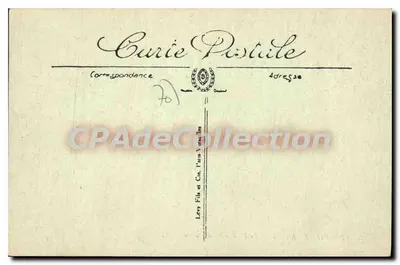 LUXEUIL-LES-BAINS — O Claustro e a Prefeitura — I.L. — Verso