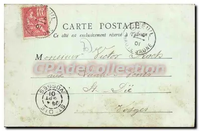 Hôtel de Ville — Luxeuil — B.F. Paris — Verso