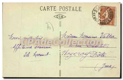 Voray (Haute-Saône) — A Capela — Edit. Jacquard — Verso