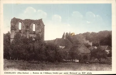 Cherlieu (Haute-Saône) — Ruínas da Abadia fundada por São Bernardo no século XII